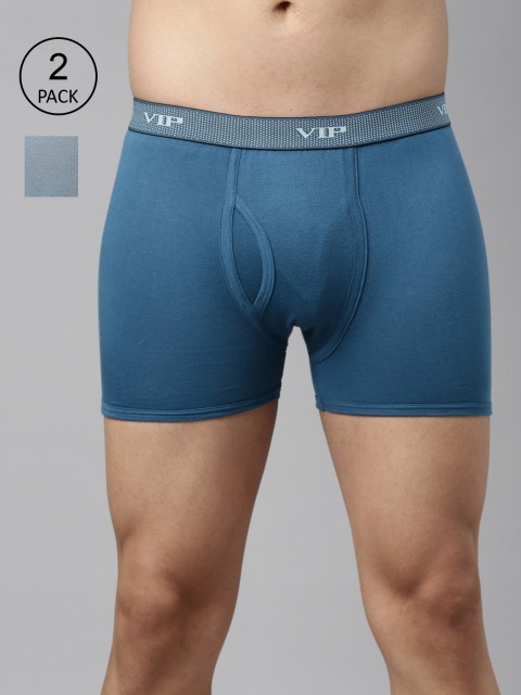 VIP Men Pack Of 2 Assorted Pure Cotton Trunks FRESHT1_110