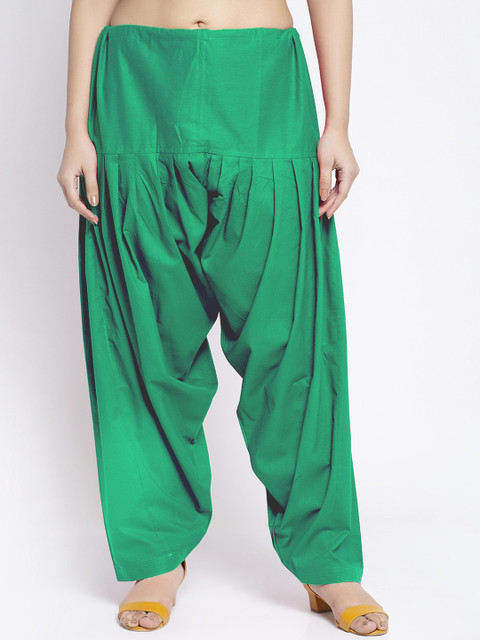 GRACIT Women Pack Of 2 Solid Cotton Salwars - Image 2