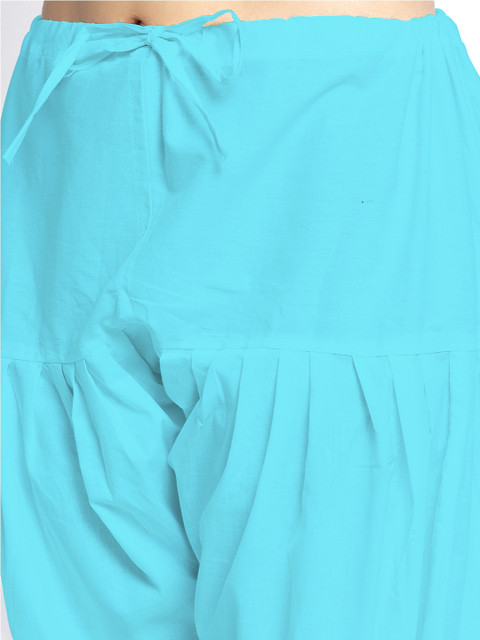 GRACIT Women Pack Of 2 Solid Pure Cotton Salwars - Image 6