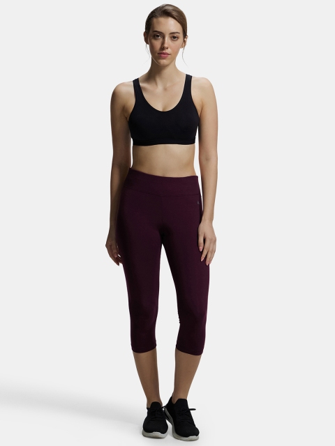 Jockey Wirefree Non Padded Combed Cotton Full Coverage Slip-On Active Bra-1376 - Image 4