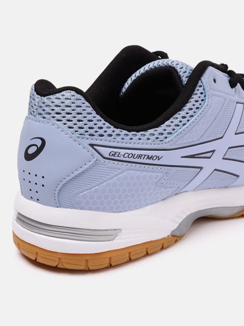 ASICS Men Blue Gel-Courtmov Indoor Court Shoes - Image 4