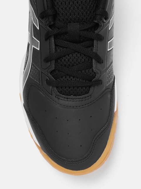 ASICS Men Black Gel-Courtmov Solid Running Shoes with Perforation Detail - Image 6