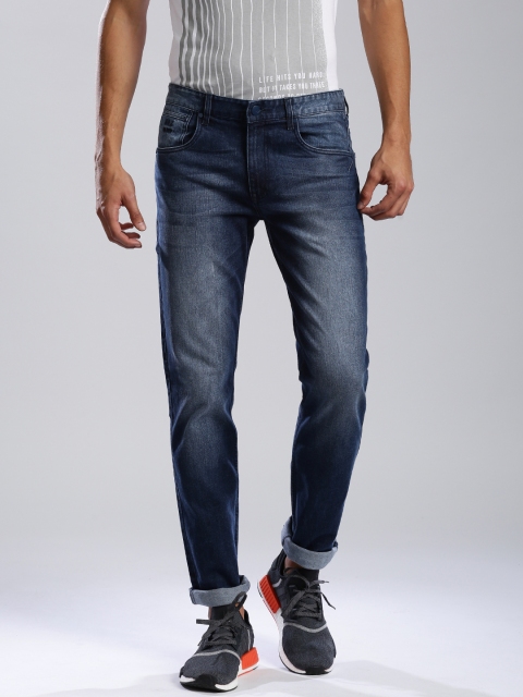 HRX by Hrithik Roshan Men Blue Skinny Fit Stretchable Jeans