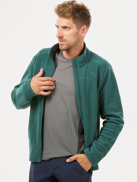 Quechua By Decathlon Men Warm Fleece Full Zip Sweater Jacket