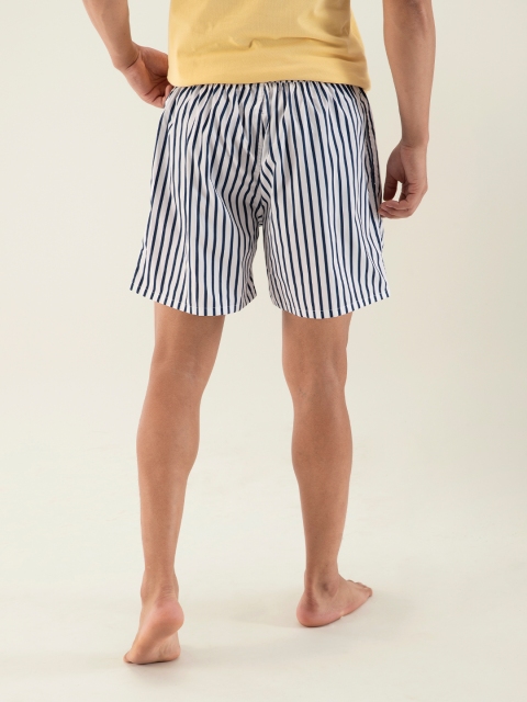 DAMENSCH Men Pack of 2 Striped Ultra-Light Cotton Boxer Shorts - DAM-STP-LBX-CSW-CR - Image 4