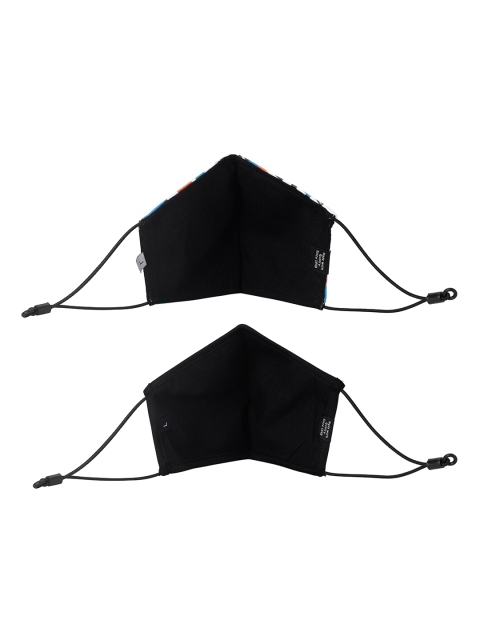 Puma Unisex Black Set of two Adjustable Face Mask - Image 4