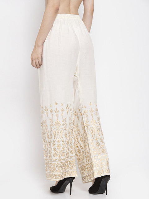 Clora Creation Pack Of 2 Women Floral Printed Palazzos - Image 5