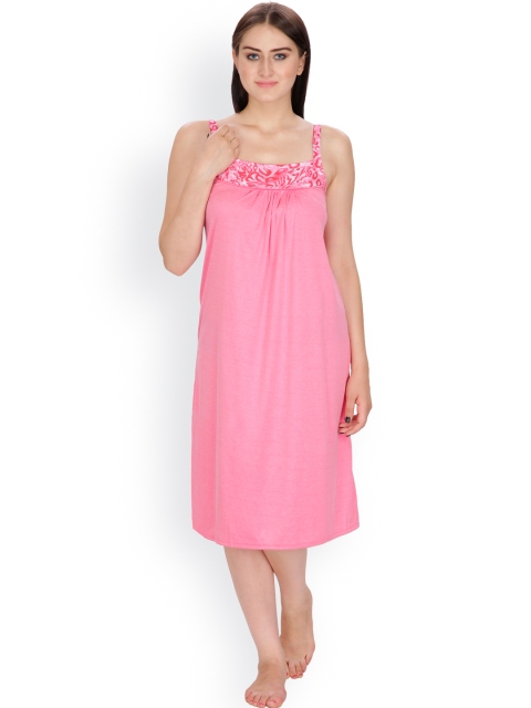 Women's Cotton Nightshirt (N54R_Multicolour_Free Size)