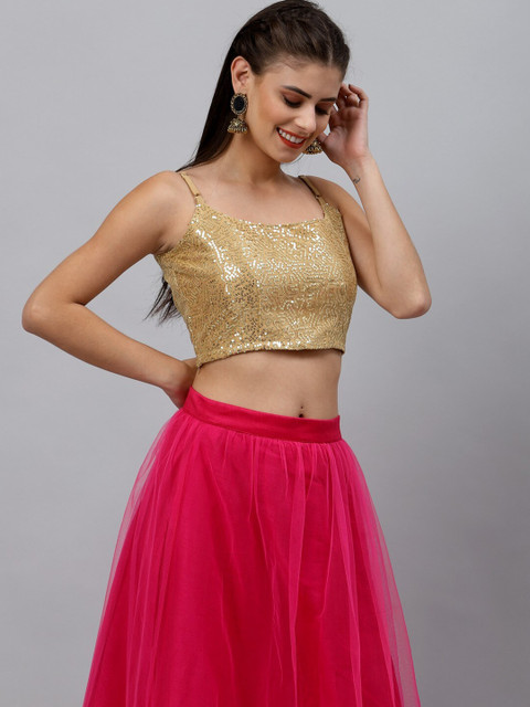 studio rasa Women Embroidered Crop Top - Image 4