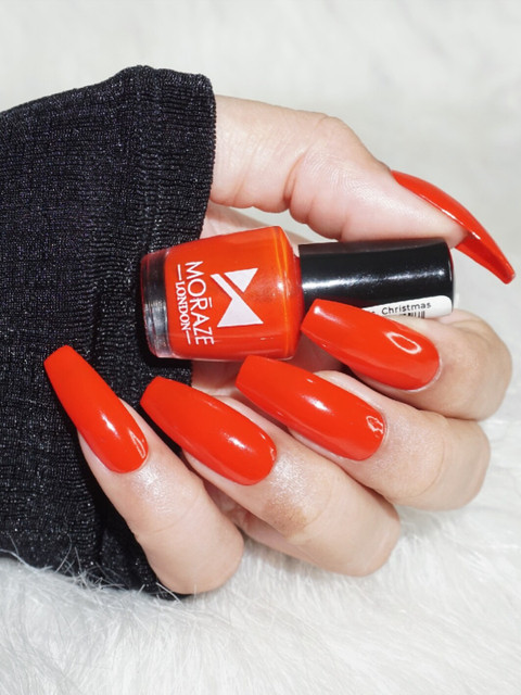 Moraze Set of 2 Yellow & Red Paraben Free Nail Polish - Image 3