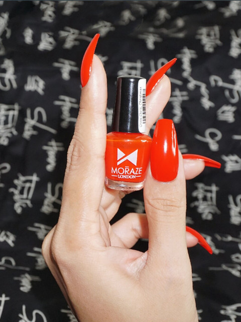 Moraze Set of 2 Yellow & Red Paraben Free Nail Polish - Image 5