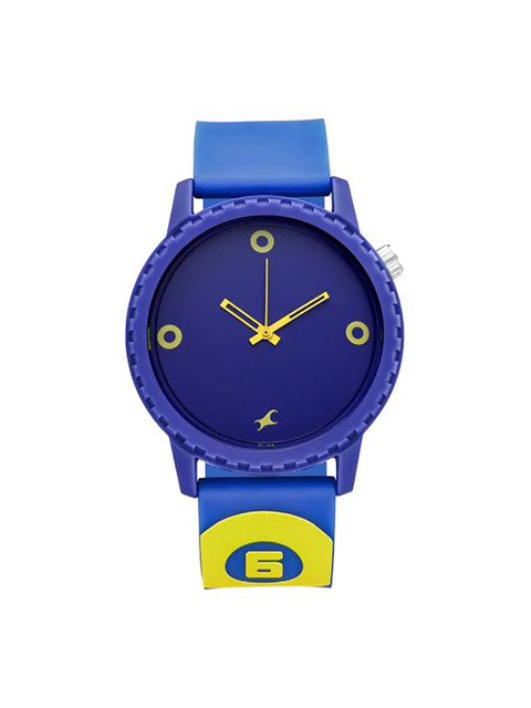 Fastrack Unisex Blue Dial & Blue Straps Analogue Watch 38039PP15W