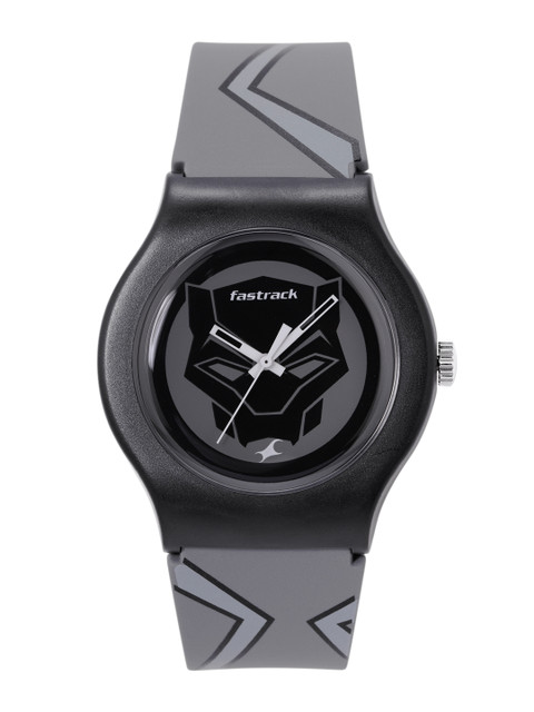 Fastrack Unisex Marvel Avengers Printed Analogue Watch 9915PP94-Black