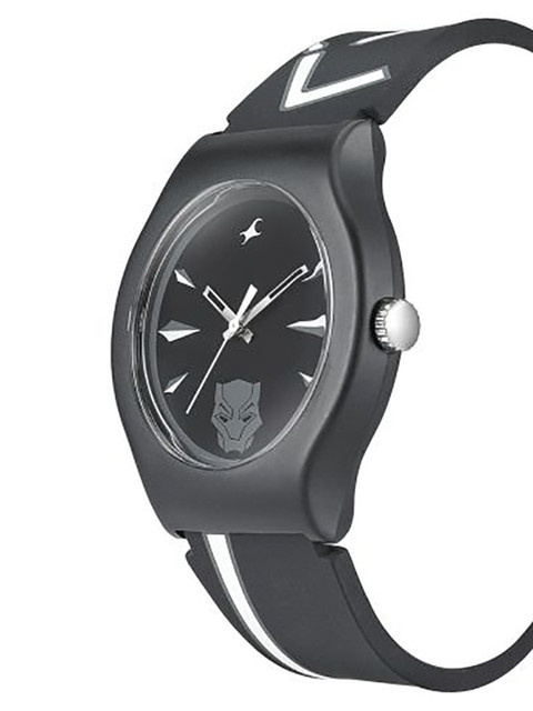 Fastrack Unisex Black Dial & Straps Marvel Avengers Black Panther Analogue Watch 9915PP95 - Image 2