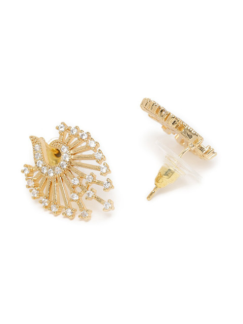 AMI Rose Gold Set of 2 Contemporary Stud Earrings - Image 6