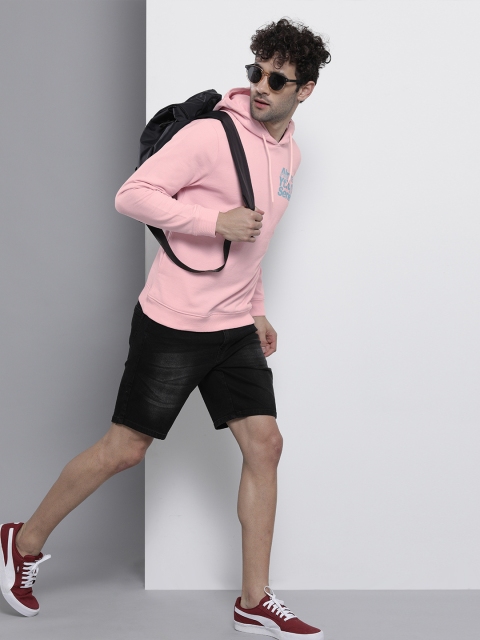 The Indian Garage Co Men Pink Hooded Sweatshirt - Image 5