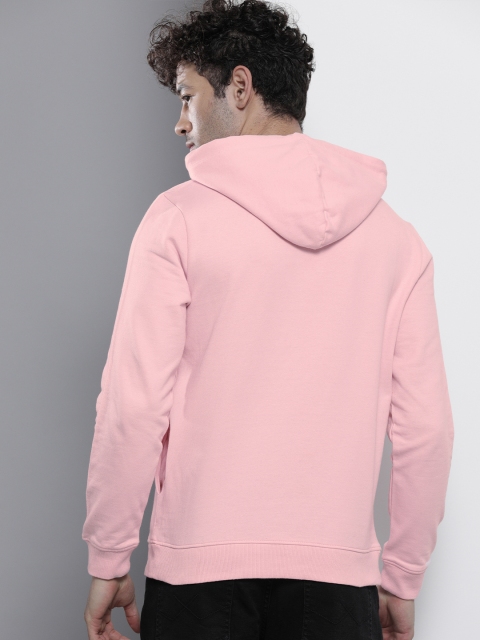 The Indian Garage Co Men Pink Hooded Sweatshirt - Image 4