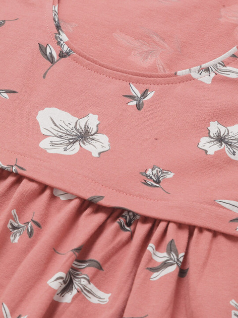 AV2 Pink Printed Maternity Short Nightdress - Image 7