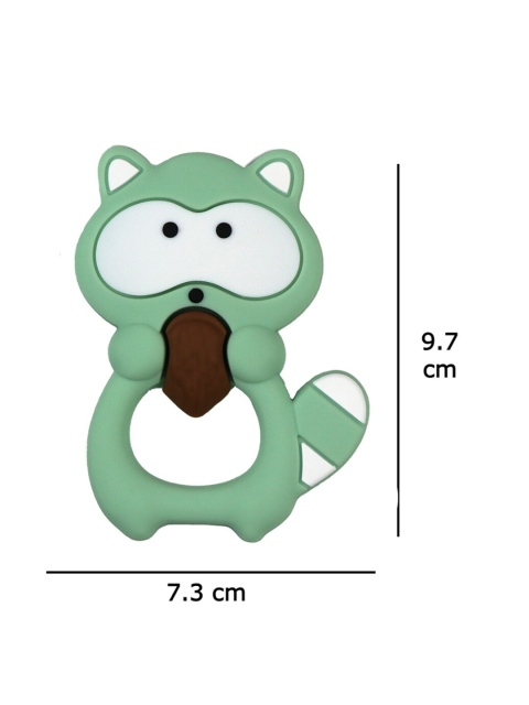GUCHIGU Infant Kids Green & White Printed Teethers - Image 6