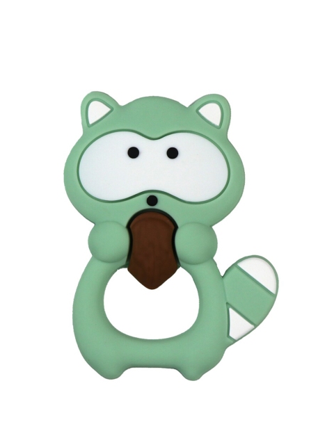 GUCHIGU Infant Kids Green & White Printed Teethers - Image 2