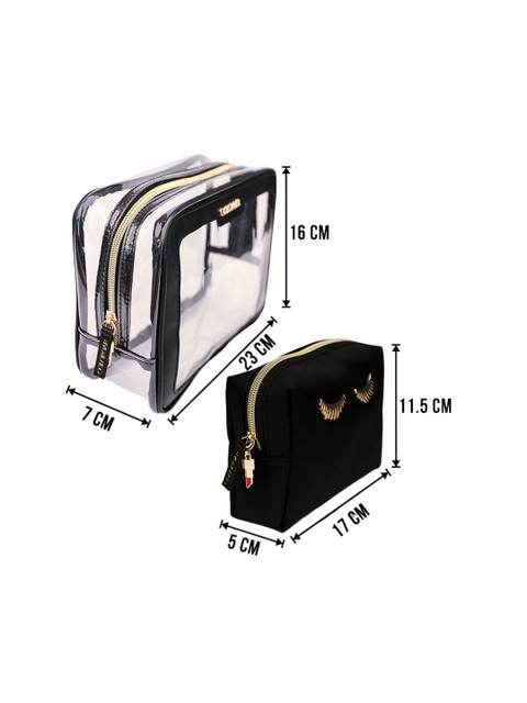 Colorbar Black Set of 2 Lips & Lashes Box Pouch - Image 7