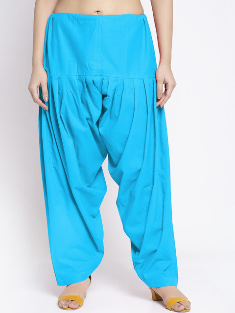 GRACIT Women Pack Of 2 Solid Cotton Salwars - Image 2