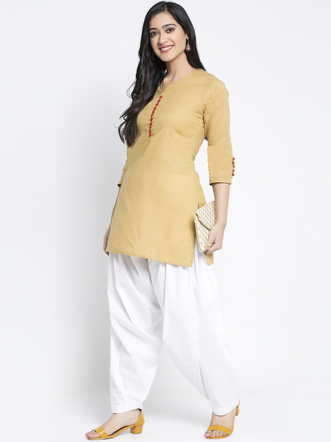 GRACIT Women Pack Of 2 Solid Cotton Salwars - Image 5