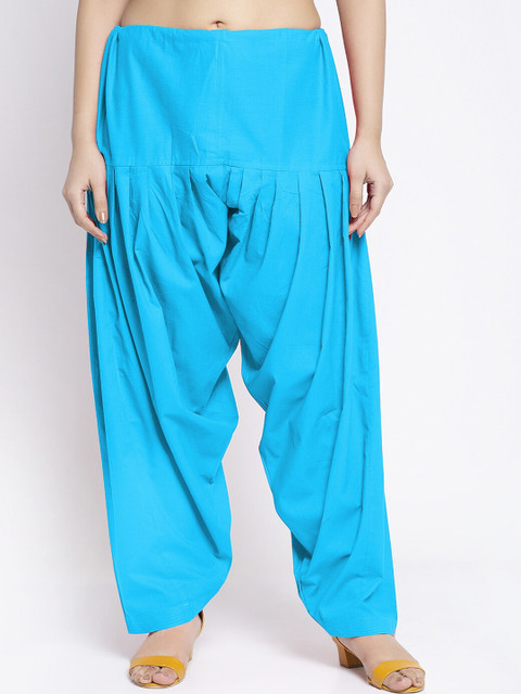 GRACIT Women Pack Of 2 Solid Cotton Salwars - Image 2