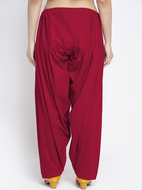 GRACIT Women Pack Of 2 Solid Cotton Salwars - Image 3