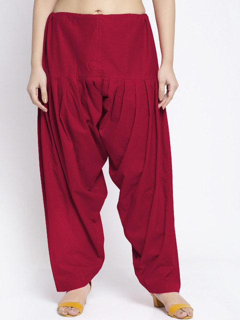 GRACIT Women Pack Of 2 Solid Cotton Salwars - Image 2