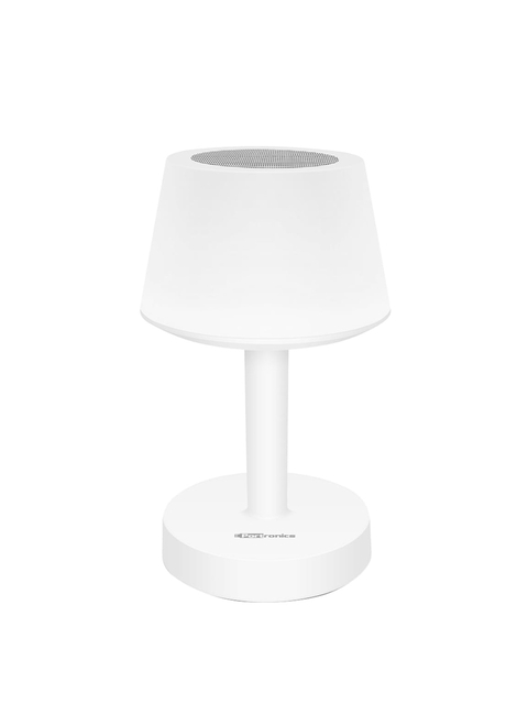 Portronics White Portable Bluetooth speaker with LAMP