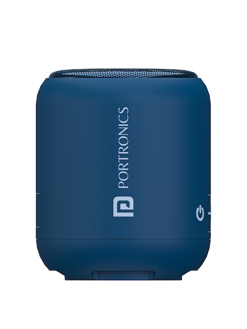 Portronics SoundDrum1-10W Portable Speaker with Bluetooth, TWS and Inbuilt-FM (Black)