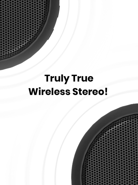 Portronics Black Portable Speaker with Bluetooth POR-1288 - Image 4