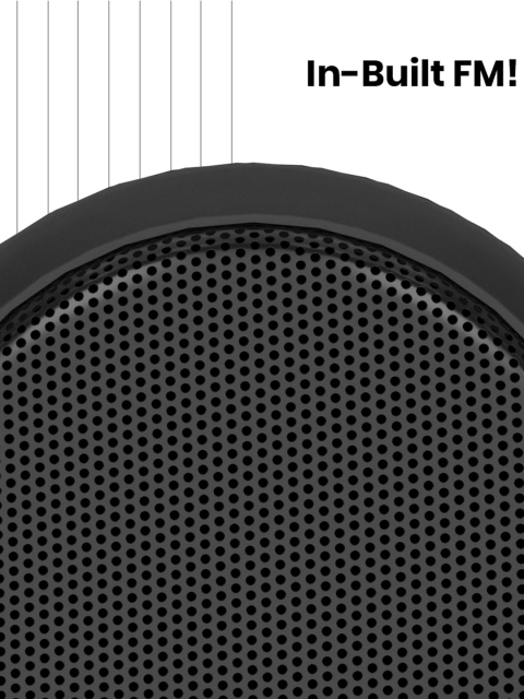 Portronics Black Portable Speaker with Bluetooth POR-1288 - Image 2