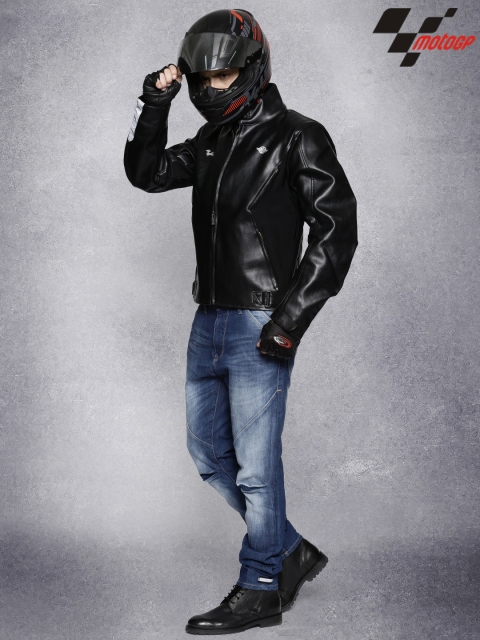 RDSTR Black MotoGP Biker Jacket