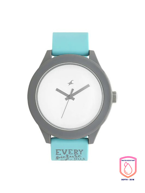 Fastrack Unisex White Analogue Watch 38003PP22