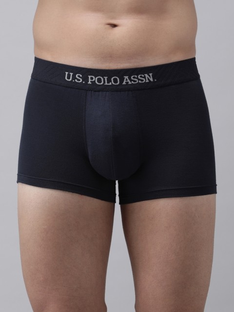 U.S. Polo Assn. Men Navy Blue Solid Trunk I703-195-PL