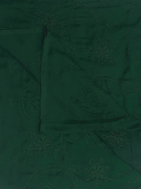Dupatta Bazaar Green Embroidered Dupatta - Image 2