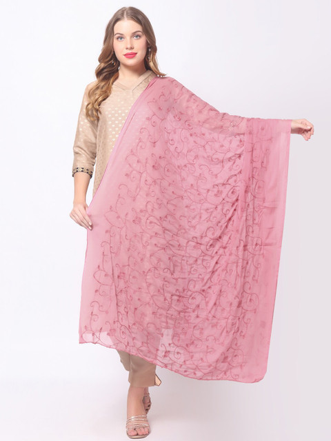 Dupatta Bazaar Rose Embroidered Dupatta