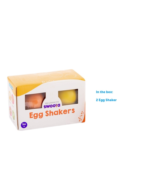 Brainsmith Orange & Yellow Swoora Egg Shakers - Image 4