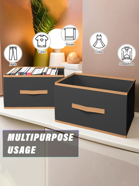 Kuber Industries 6 Pcs Foldable Multi Purpose Storage Boxes for Toys, Books, Socks, cloths - Image 4