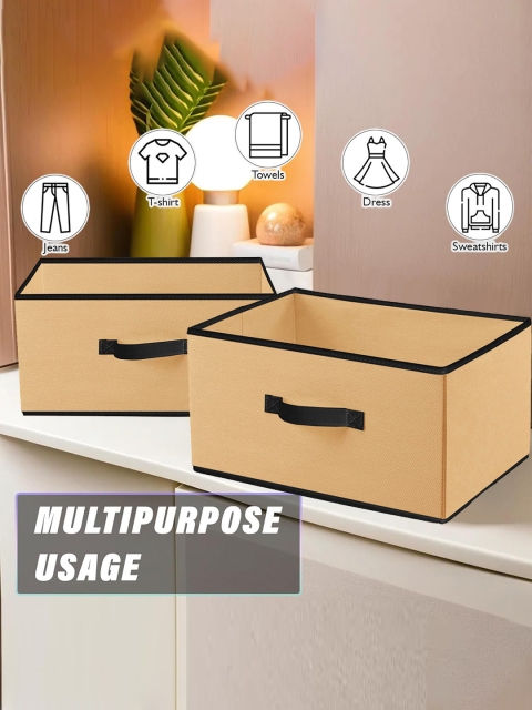 Kuber Industries 4 Pcs Flodable clothes Storage Box, Drawer and Cloth Organizer - Image 5