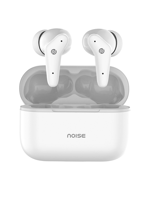 NOISE Unisex White Solid Truly Wireless Bluetooth Earbuds