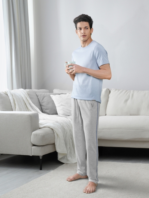 Van Heusen Innerwear Athleisure Men Solid Smart Tech Easy Stain Release Track Pants