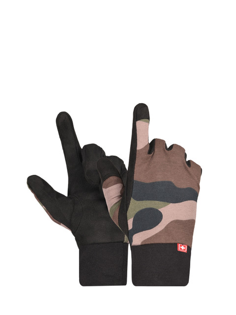 SWISS MILITARY Olive-Green & Beige Printed 3-Ply Reusable Protection Gloves & Alphaguard Mask Combo Kit - Image 5