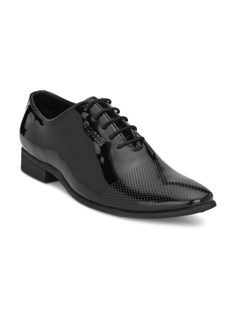 Provogue Men Black Solid Formal Debys - Image 2