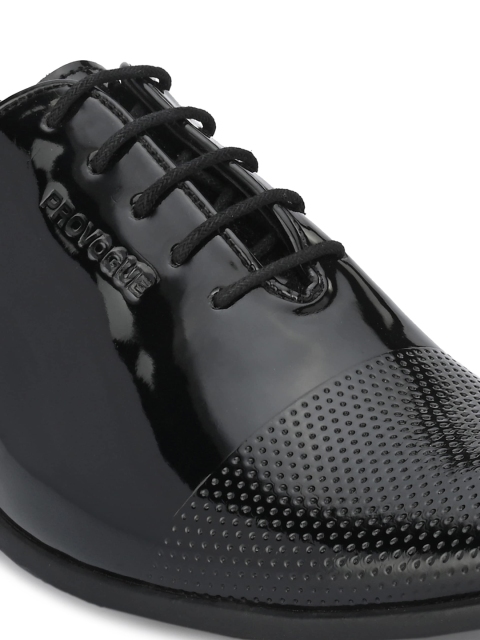 Provogue Men Black Solid Formal Debys - Image 6