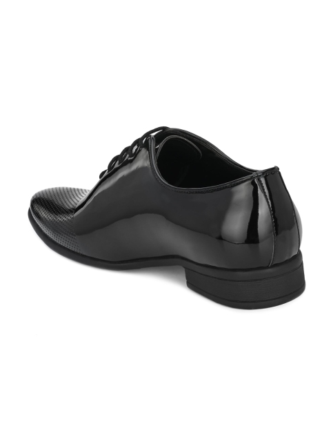 Provogue Men Black Solid Formal Debys - Image 3