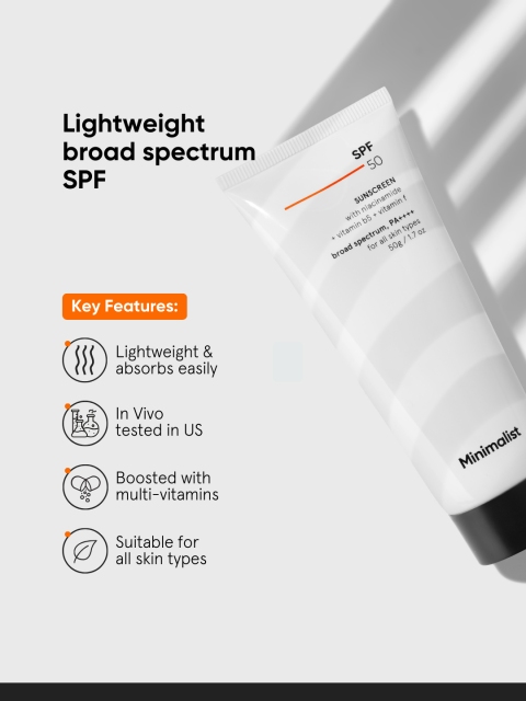 Minimalist SPF 50 PA++++ Multi Vitamin Sunscreen - Image 2