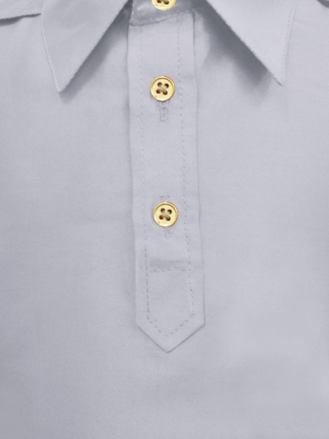 A T U N Boys Silver-Toned & Black Regular Pathani Kurta with Pyjamas - Image 4